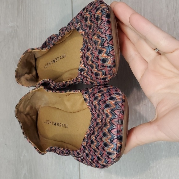 Lucky Brand Womens Aztech Echo2 Loafer Ballet Flats shoes sz 8.5 M - Picture 5 of 11